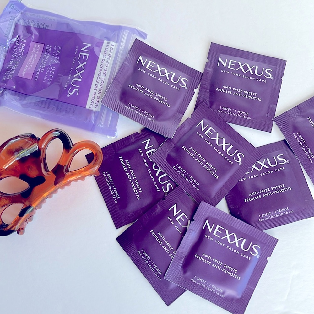 Nexxus Frizz Defy Anti-Frizz Sheets 8 Count Portable NIP - Picture 7 of 9